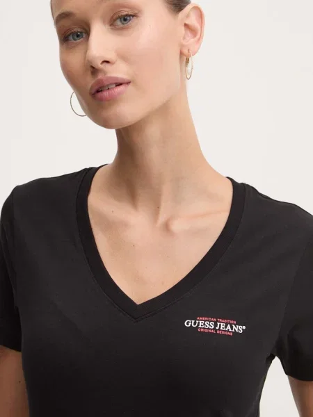 Guess Jeans T-Shirt czarny