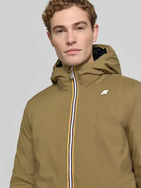 Kroj́ regular fit kurtka puchowa z zamkiem błyskawicznym dwustronnym model JACK' K-way