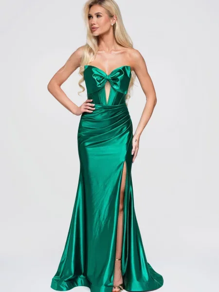Rochie de seară Edoti verde