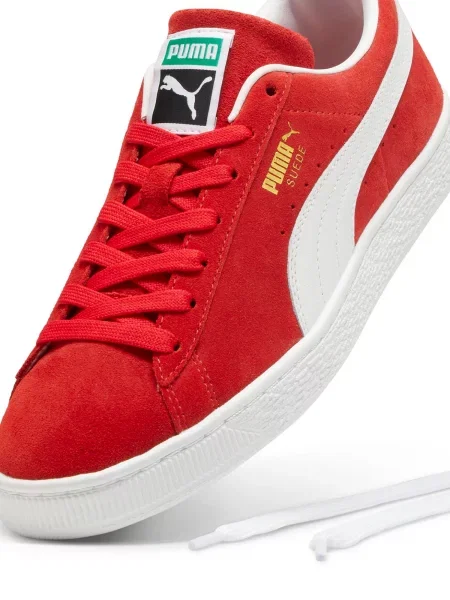 Puma sneakers din piele intoarsă Suede Classic rosu alb