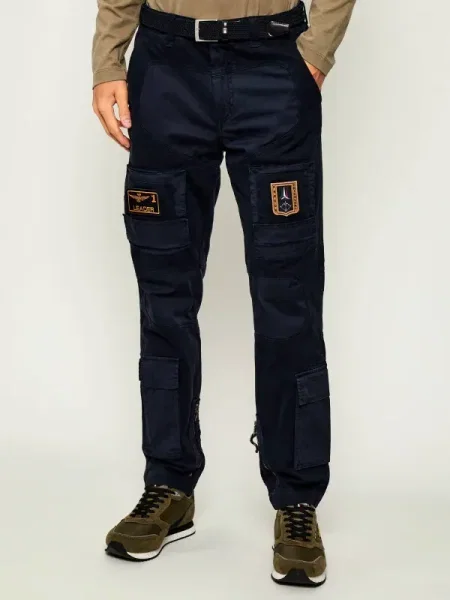 Aeronautica Militare Pantaloni din Bleumarin