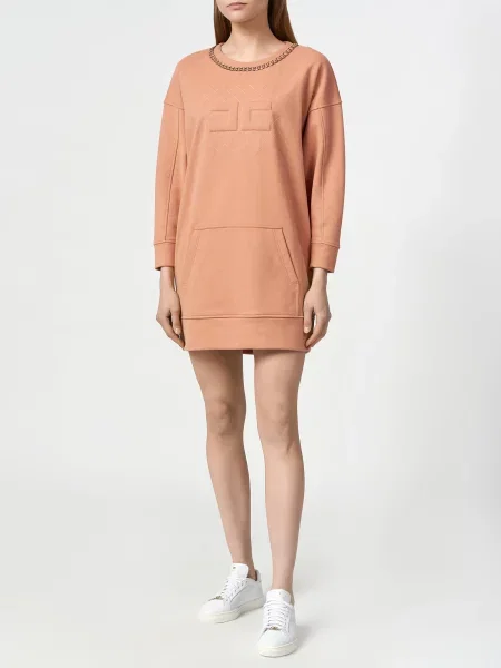 Платье Elisabetta Franchi коричневое