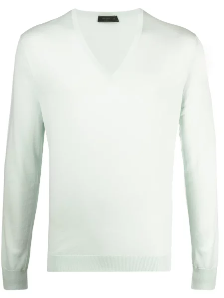 Pulover Prada tricotate lung verde
