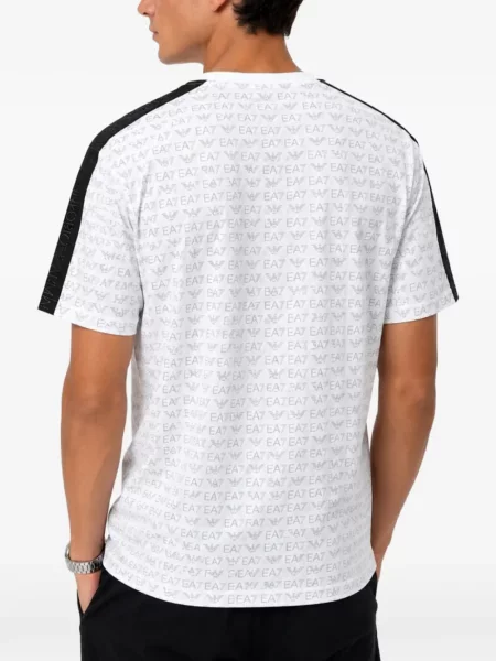 Μπλούζα Emporio Armani με σχέδιο λευκό