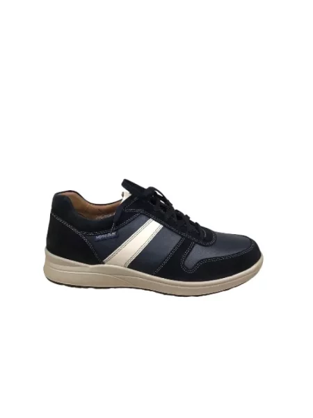 Sneakersy Mephisto skórzane niebieskie