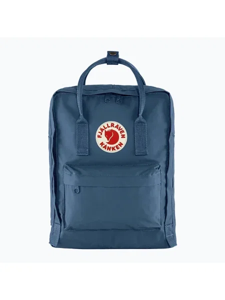 Fjallraven hátizsák Kanken sötétkék nagy nyomott mintás kék