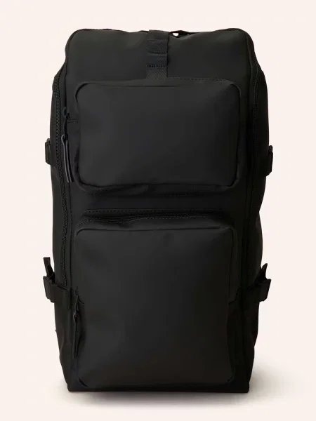 Rains Plecak Trail Cargo 14 L Z Przegrodą Na Laptopa schwarz czarny