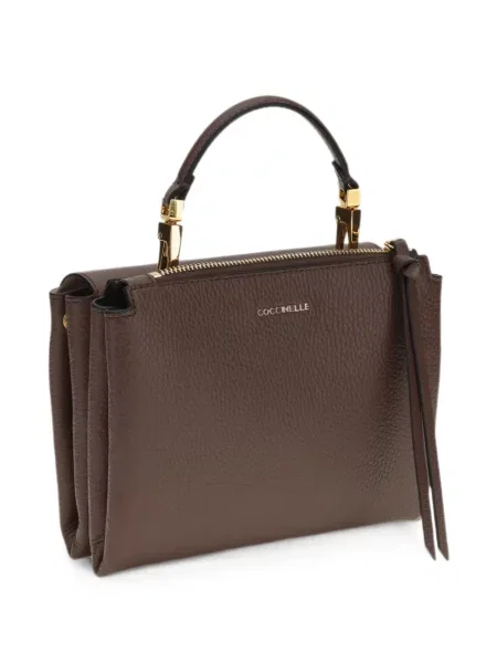 Geantă shopper Coccinelle din piele maro