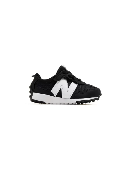 Sneakerși New Balance 327 din piele de căprioară negru