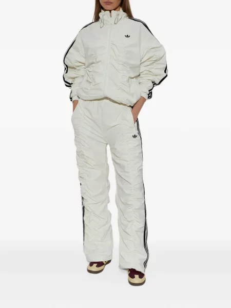 Sală de gimnastică top Adidas cu autograf cu dungi negru