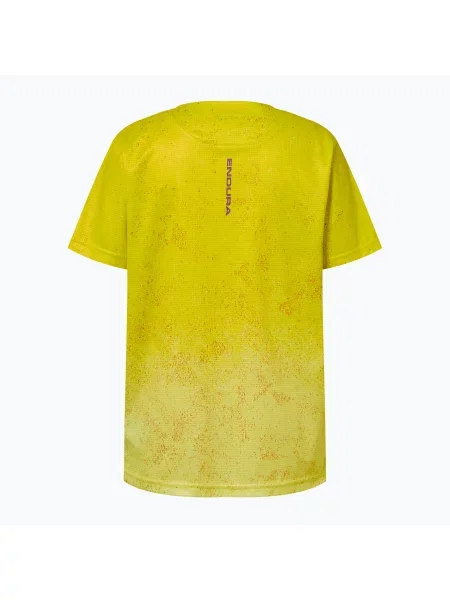 Tricou de ciclism pentru copii Endura Singletrack Core Jr end citrus