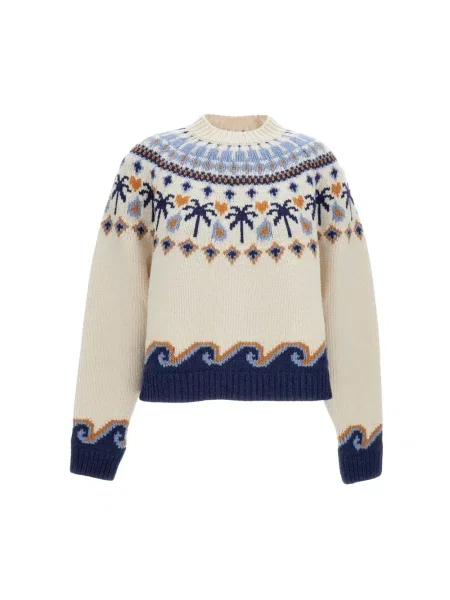 Sweter Alanui wełniany biały
