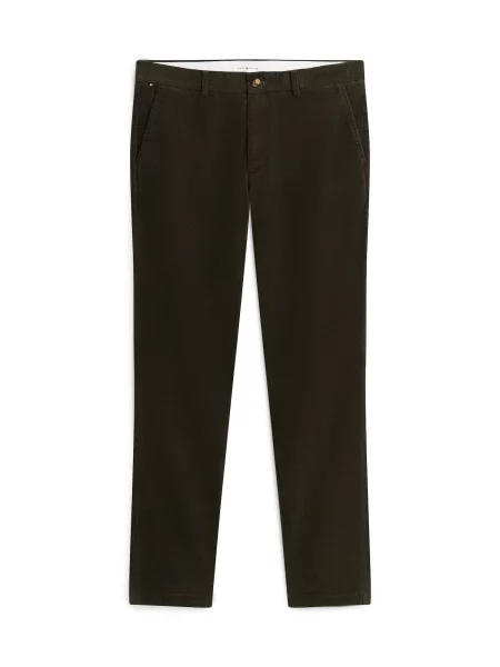 TOMMY HILFIGER Pantaloni eleganți Denton pin verde