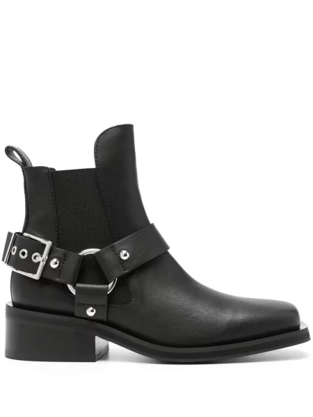 Botine chelsea Ganni biker negru