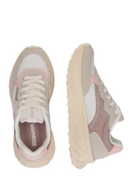 Blauer Sneakers bej