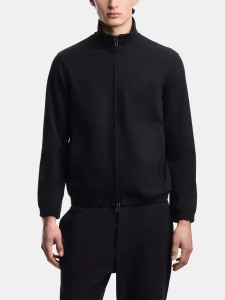 Кофта Emporio Armani темно-синій бавовна/ліоцел синій