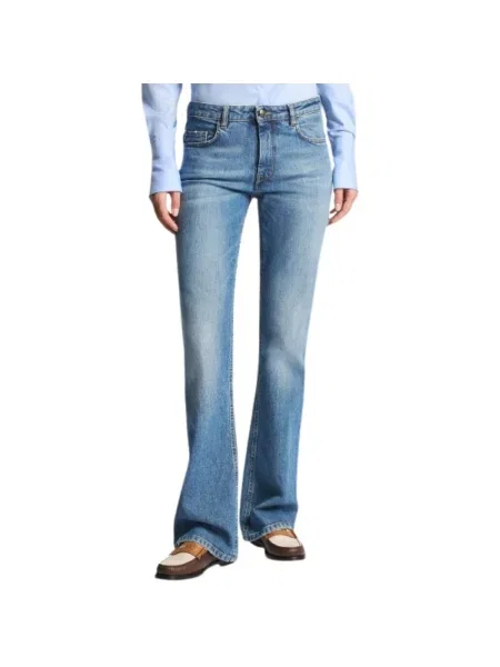 Jeansy dzwony Fay dzwony niebieskie