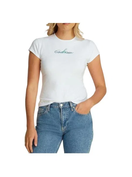 Majica Calvin Klein Jeans bijela