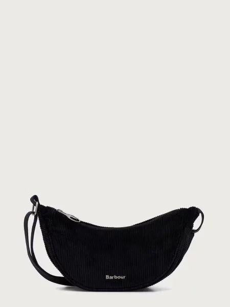 Barbour geantă crossbody pentru femei din catifea reiată