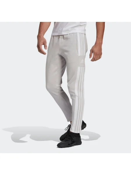 ADIDAS PERFORMANCE Športne hlače Squadra svetlo siva bela