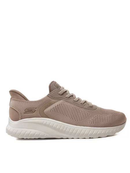 Sneakersy Skechers brązowe
