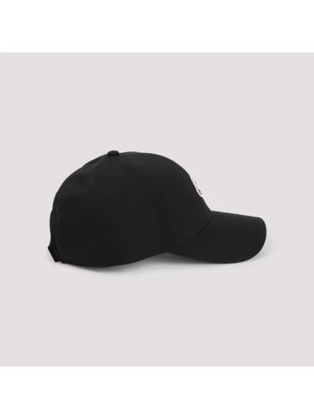 Czapka z daszkiem Moncler czarna