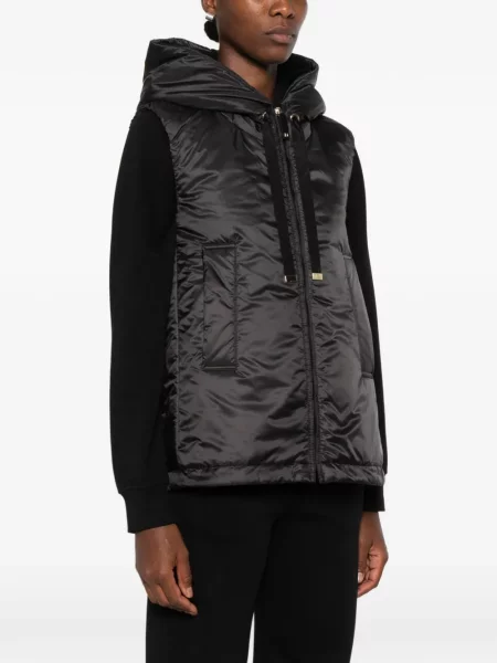 Kapucnis mellény Max Mara fekete