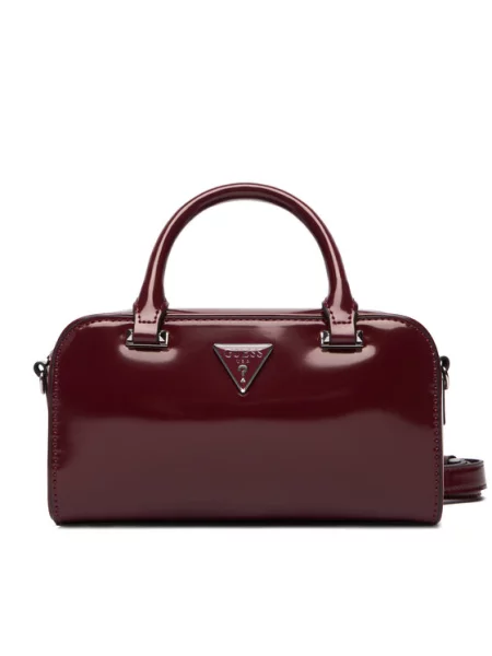 Guess Ročna torba Arnela Mini Bordo rdeča