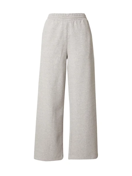 Adidas Originals pantaloni de trening Femme Galore Wideleg Fleece Pants melanj gri