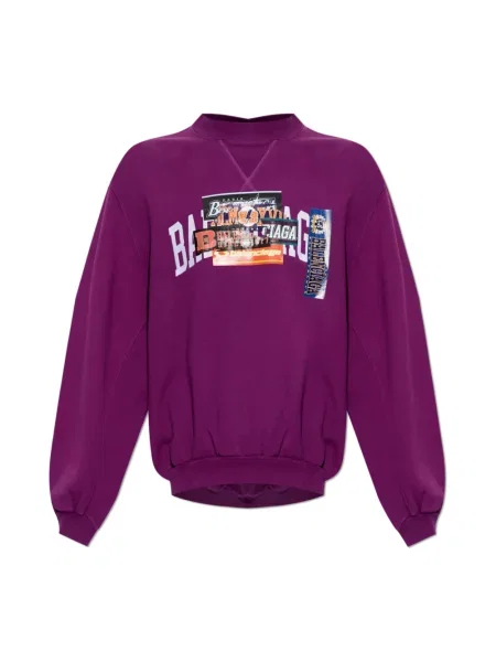 Bluza Balenciaga fioletowa