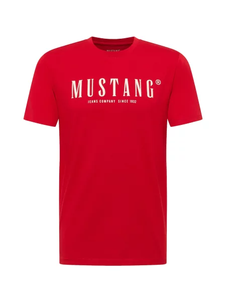 MUSTANG Tricou Austin roșu intens alb