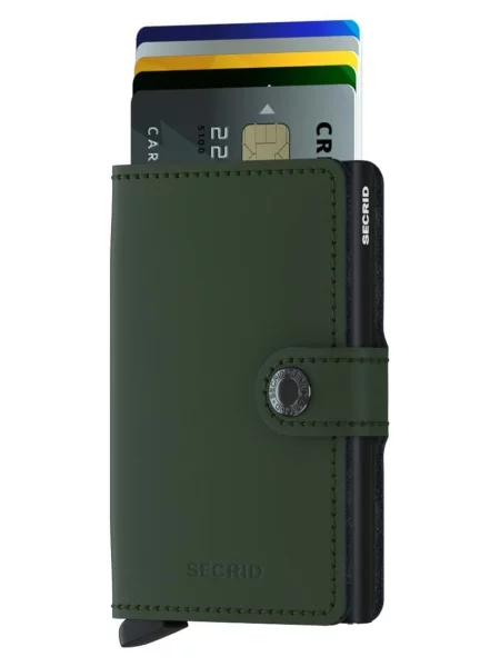 Secrid portofel MM.Green.Black-Green.Blac negru