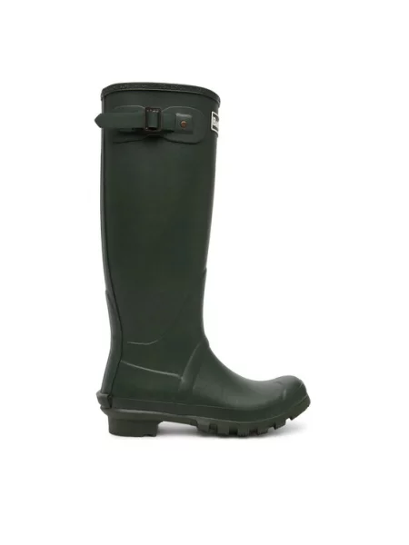 Barbour Gumene čizme Zelena bijela