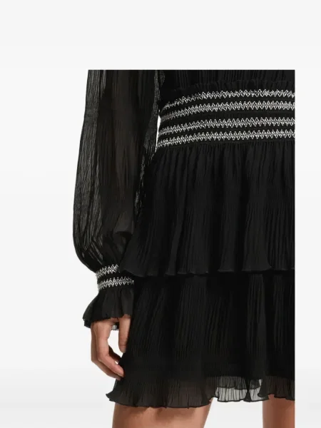 Rochie maxi Boss lungă de costum negru