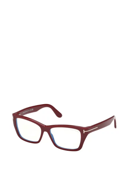 Квадратни слънчеви очила Tom Ford Eyewear червено