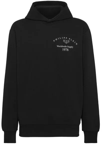 Hanorac cu glugă Philipp Plein negru
