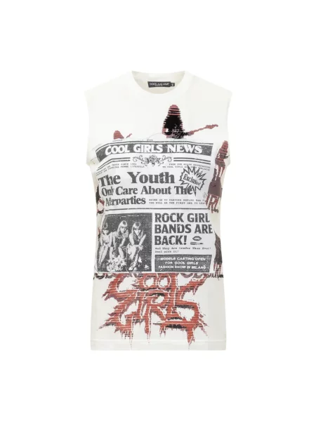 Top Dolce And Gabbana biały
