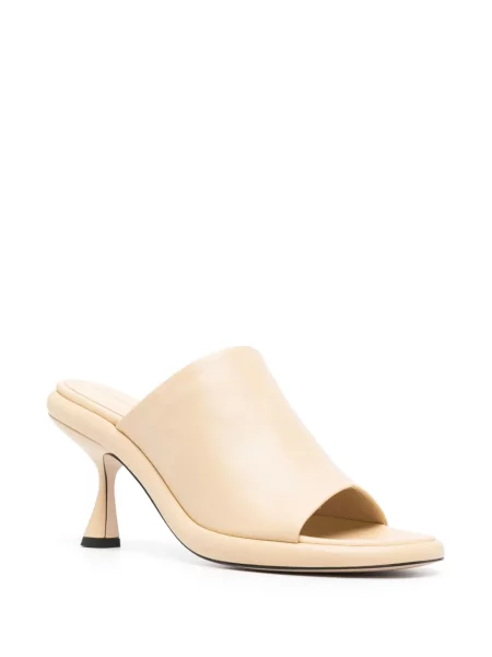 Sandale Wandler din piele slip-on galben