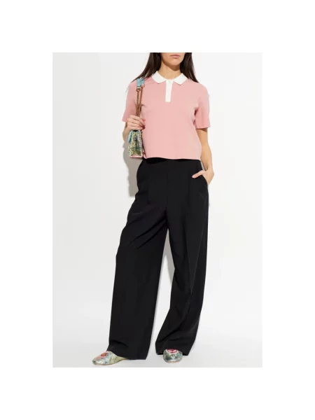 Koszulka polo Kate Spade różowa
