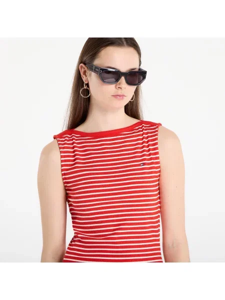 Раирана рокля Tommy Hilfiger на райета