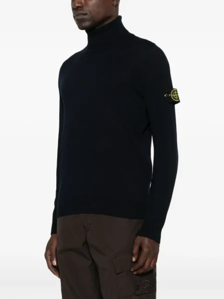 Golf golf Stone Island z kamieniami niebieski
