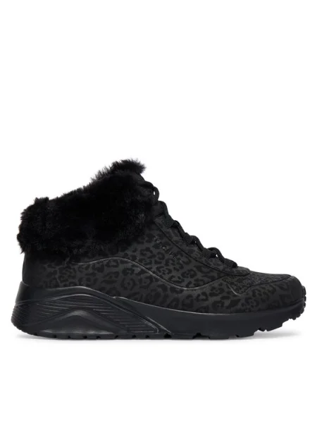 Skechers Зимни обувки Uno Lite BBK черен