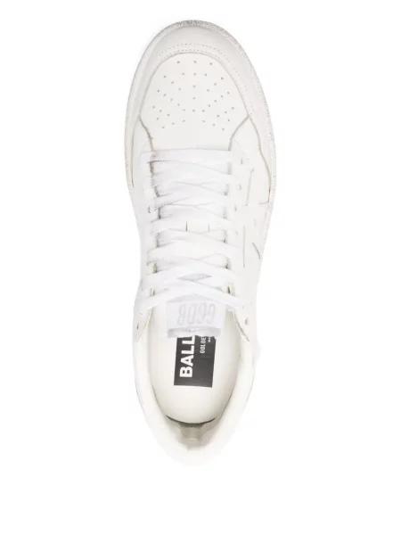 Кожени маратонки Golden Goose Ball Star бяло