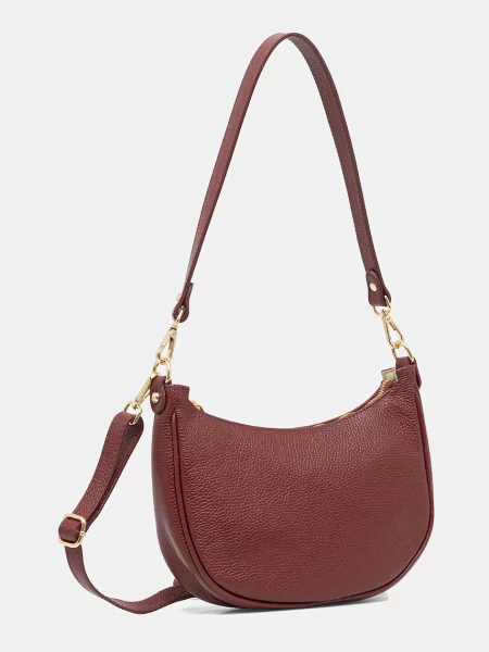 Шкіряна сумочка Answear.LAB бордовий