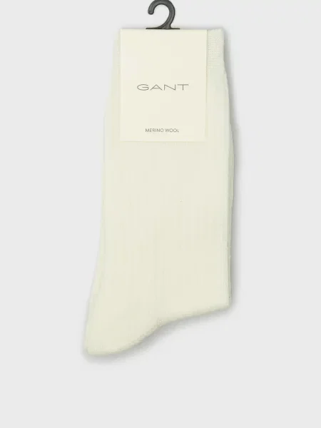 Шерстяные носки Gant белые