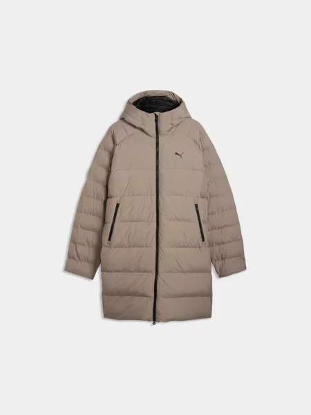 Демісезонна куртка PUMA Mono Hooded Parka комбінований верх бежевий