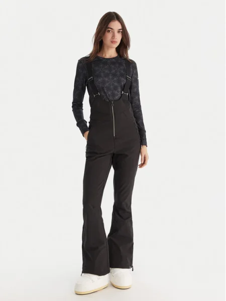 Roxy Pantaloni de schi Summit Bib PT Skinny Fit negru