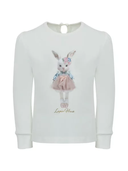 Koszulka dziecięca Lapin House biała