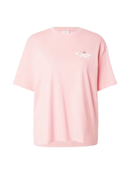 Tricou albastru închis / mov vânătă / roz alb