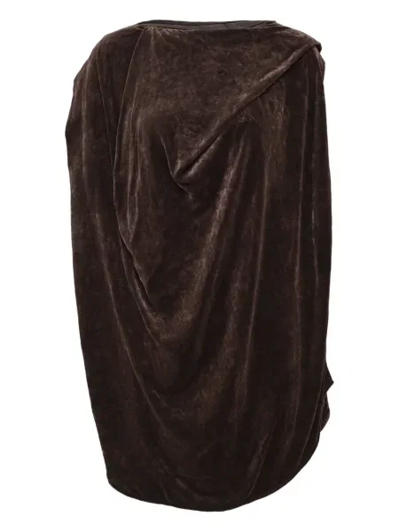 Top Rick Owens de catifea maro